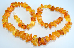 35gr RUSSIAN SOVIET BALTIC AMBER BEAD NECKLACE 琥珀 BRACELET STONE PENDANT EARRING
