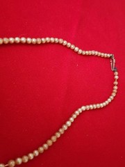 Vintage Graduated Faux Pearl Necklace Classic Design