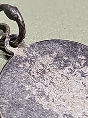 STERLING SILVER CHARM 4 LEAF CLOVER GOOD LUCK CHARM 2.41 grams marked sterling