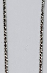 DaneCraft Tarnish Free 925 Italian Sterling Silver Foxtail Necklace 24”