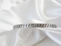 Vintage Sterling Silver 925 Rare Danecraft Felch Slip on Bracelet 7.5″