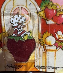 Vintage 1982 Strawberry Shortcake Enamel Pin New In Original Packaging