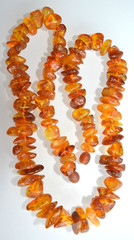 43gr RUSSIAN SOVIET BALTIC AMBER BEAD NECKLACE 琥珀 BRACELET STONE PENDANT EARRING