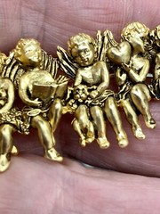I Am Edgar Berebi. 1 Of My Angels Of Love All In A row Brooch Pin .