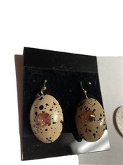 Jeff Lieb dangle pierced earrings, Swarvoski crystal, Designer runway