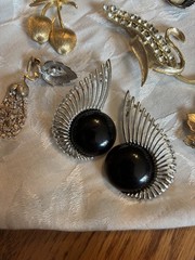 Lot Of Sarah Coventry Vintage Costume Jewelry Rare Earrings One Necklace Brooch
