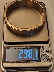 VINTAGE Yellow Gold Tone Floral Engraved Bangle BRACELET (Gold Plated?)