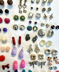140 Pair Vintage to Mod Wearable Pairs of EARRINGS Various Styles