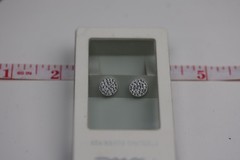 Gemstone Stud Earrings Sterling Silver