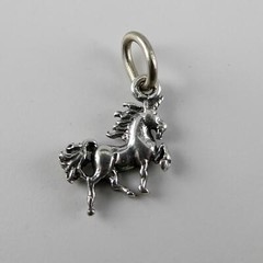 TINY Sterling Silver Unicorn Charm SMALL Miniature FINDING Bracelet CRAFT