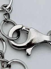 DaneCraft Tarnish Free 925 Sterling Silver 4.2 Gram Circle Link Necklace 16”
