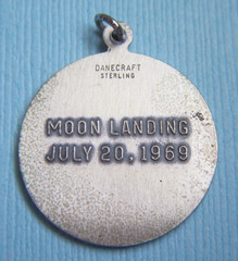 Vintage Danecraft Moon Landing July 20 1969 NASA sterling charm