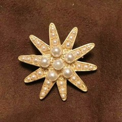 Vintage Pearl Brooch Pin Badge Brooch Jewelry Women Party Corsage Accessories