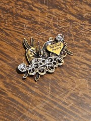 Lot Of 10 Cute Rabbit Post Earrings France Vintage 60s Brass Stampings Jewelry