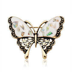 Colors Butterfly Brooch for Women Rhinestone Pin Fashion Insect Wedding Jewelry