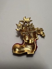 Vintage Lot of 11 Christmas Trees/Other Brooches Pins Some Signed