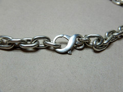 Vintage Sterling Silver Heavy Chunky Link Chain Necklace By Dban Australia 4208
