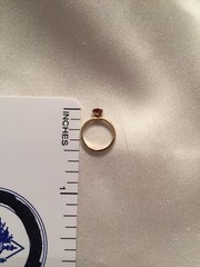 New Vintage Amco Mini Birthstone Rings Charms 14K GF