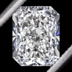 1.91ct GIA CERTIFIED F SI1 RADIANT CUT DIAMOND LOOSE NATURAL ENGAGEMENT PRINCESS