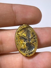 Antique Greek Bactrian Bronze Ring – Indo Intaglio Ring Size 9 US