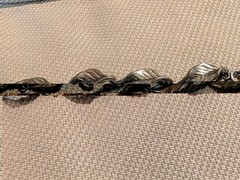VINTAGE DANECRAFT STERLING SILVER LEAF NECKLACE, 16 GRAMS, SCRAP OR REPAIR