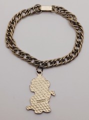1980 Strawberry Shortcake Gold Tone AGC Charm Bracelet