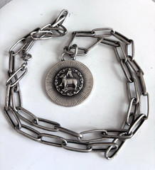 Vintage Unisex Sarah Coventry Zodiac Sign Aries Ram Pendant Necklace