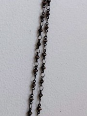 Vtg Art Nouveau Lizpaiacios Incredible Bronze Dimensional Pendant Necklace 18″