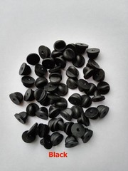 wholesale pvc rubber pin back clasp clutch hold for lapel enamel badge military