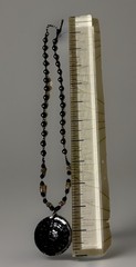 Vintage Avon Beaded Medallion Chain Necklace Women Accessories Costume Jewelry