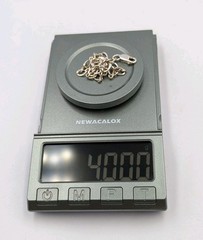 Vintage 925 Sterling Silver Infinity & Oval Link Starter Charm Bracelet 8″ – 4g