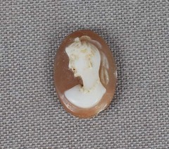 4 vintage SHELL CAMEOS