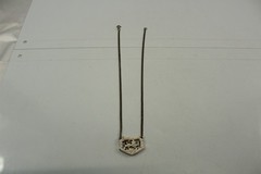 Vintage English Hallmark Lion Pendant Necklace With 16-1/2″ Chain
