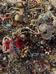 Estate Wholesale Junk Drawer Jewelry Lot 8 Plus Lbs Wearable Or Craft Untested