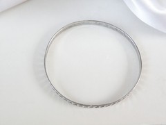 Vintage Sterling Silver 925 Rare Danecraft Felch Slip on Bracelet 7.5″