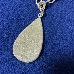 Vintage sarah coventry Teardrop necklace gold Tone Art Deco Pastel Colors Pear