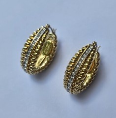 Nolan Miller Any Occasion Hoop Earrings Signed