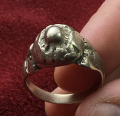 RARE Ancient Byzantine Silver Handmade Ring 189