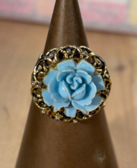 Mixed Carved and Molded Celluloid and Other Vtg Jewelry, Rings, Bracelet Sz 8