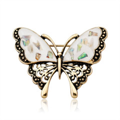 Colors Butterfly Brooch for Women Rhinestone Pin Fashion Insect Wedding Jewelry