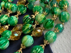 Vtg Costume Jewelry Lot Heidi Klum Trifari Rhinestone Pearl Lucite Bead