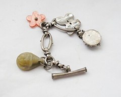 VINTAGE LUCKY BRAND CHAIN WITH CHARMS BEAUTIFUL DESIGN