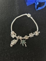 Rare Viamar Rhodium Bracelet For The Love Of Travel