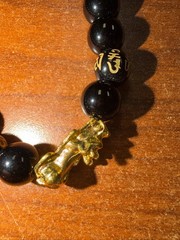 Fashionable Feng Shui Obsidian Pixiu Bracelet Suitable for Any Occasion,Unisex