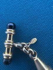 Vintage AFJ Italy Rope Chain Necklace