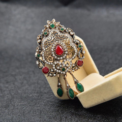 Vintage Noble Pendant Brooch Accessories For Wedding Antique Jewelry Gift