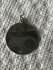 VTG United States 76 Bicentennial US Flag Crea Sterling Silver Charm 1776-1976