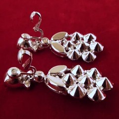 Stunning Vintage EISENBERG Dangle/Drop Earrings Clip-On, Signed
