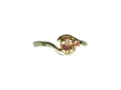 Antique 19thC 1/3ct+ Alexandrite 14kt Ring Genuine Russian Natural Color-Change