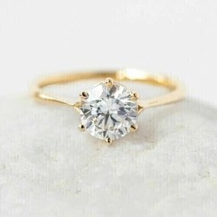 2.55Ct Art Deco Round Lab-Created Diamond Women’s Anniversary 14K Gold FN Ring